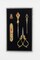 Craft Scissors for Felting & Embroidery Wizardi F07-M13-3-gold
